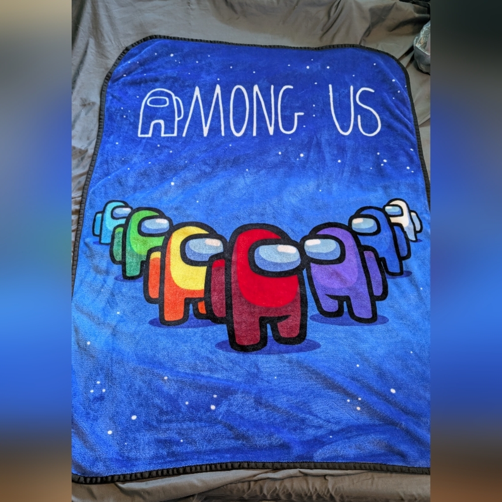 Among us throw Blanket